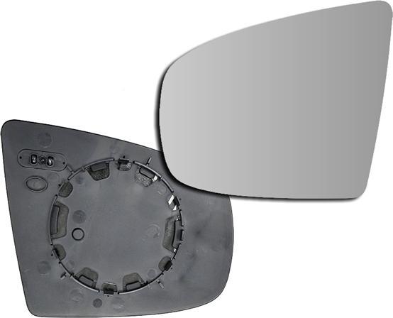 TYC 303-0114-1 Spiegelglas für Aussenspiegel für BMW (L)