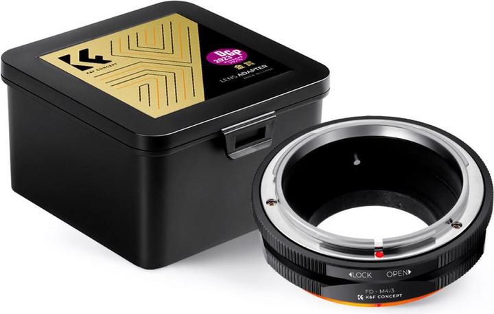 Actual product image K&F Concept M13125 High Precision Lens Adapter Mount, FD-M4/3