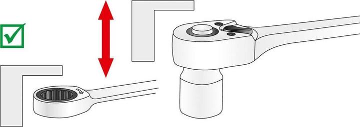 Produktbild Matador Knarren-Ringmaulschlüssel-Satz 5-tlg. 8 - 19 mm (19 mm, 10 mm, 17 mm, 8 mm, 13 mm)