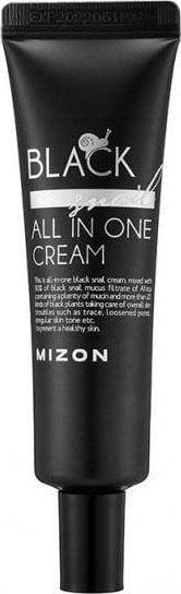 Produktbild Mizon Black Snail All In One Cream krem wielozadaniowy do twarzy na dzień ze Śluzem Ślimaka 35ml (Crème, 35 ml, Tag)