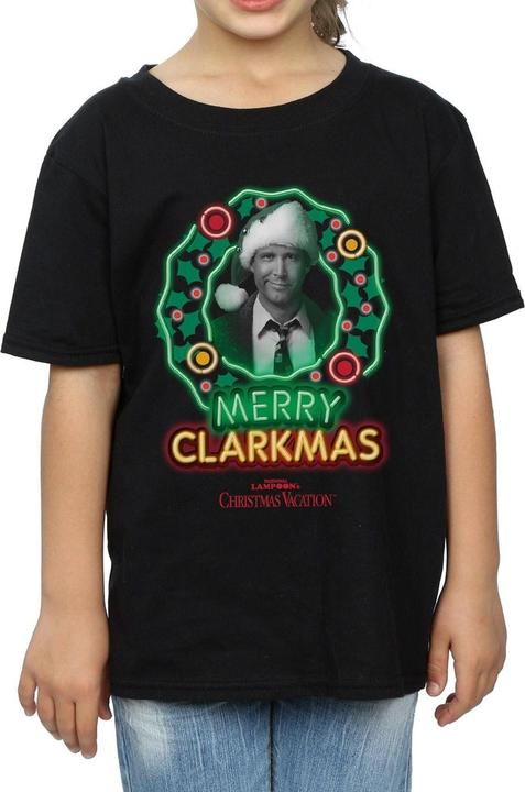 Immagine prodotto National Lampoon´s Vacation National Lampoon's Christmas Vacation Greyscale Clarkmas Maglietta Ragazze (152, 158)