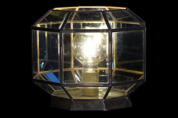 Immagine prodotto DKD Home Decor Desk lamp Crystal Blue Golden 220 V Brass 50 W Modern (29 x 29 x 25 cm)