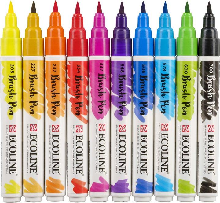 Image du produit Talens ECOLINE Brush Pen (Multicolore, 10 x)