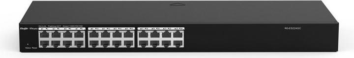 Actual product image Ruijie 24-Port Gigabit Smart Switch, 24 Gigabit RJ45 Ports,19-inch Rack-mountable Steel Case (24 Ports)