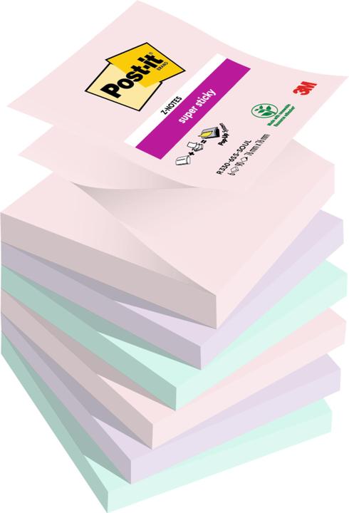 Post-it Super Sticky Z-Notes Soulful (76 x 76 mm)