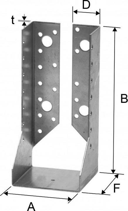 Image du produit Simpson Sst Sabot d.solive SST type BSIN 80/180 (Cintre à solive, 1 pcs)