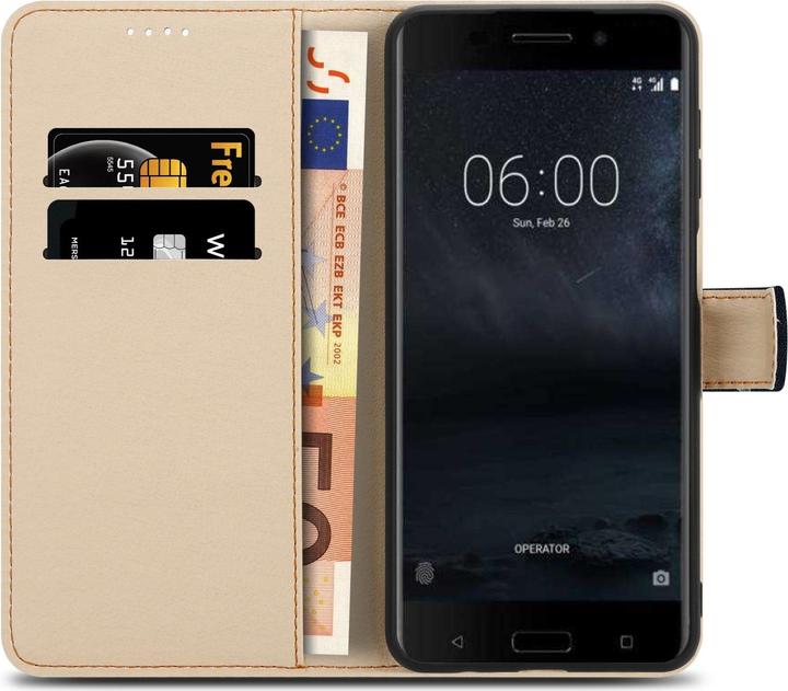Actual product image Cadorabo Case Book Print (Nokia 6.1)