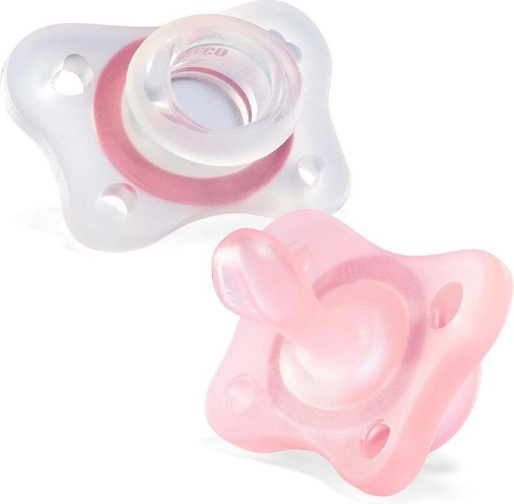 Image du produit Chicco sucette physiologique PHYSIO FORMA SOFT silicone PINK mini 2-6m (2 x, jusqu'à 6 M.)