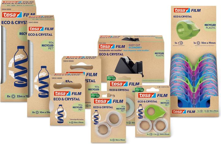 Immagine prodotto tesa Ruban adhésif Film eco & crystal ecoLogo (19 mm)
