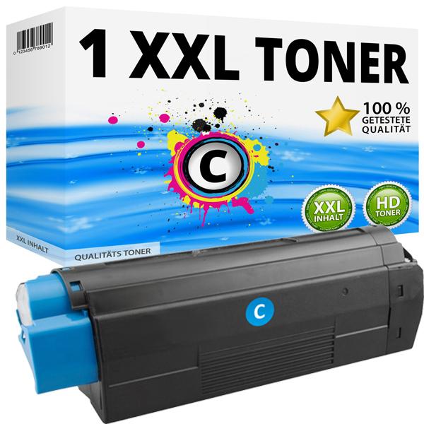 Produktbild Druckfuxx 1x XXL TONER Cyan für OKI Data C5400 C5400 DN C5400 N C5400 TN C5400 D