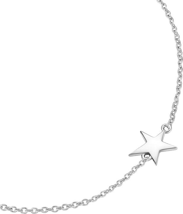 Immagine prodotto Glanzstücke München Bracciale da donna con stella in argento - 34524 (17 cm, Argento)