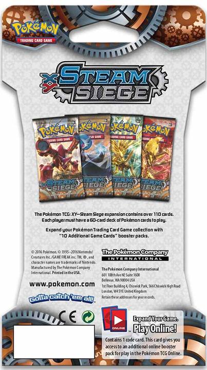 Produktbild Pokémon Steam Siege (Englisch, Booster Display)