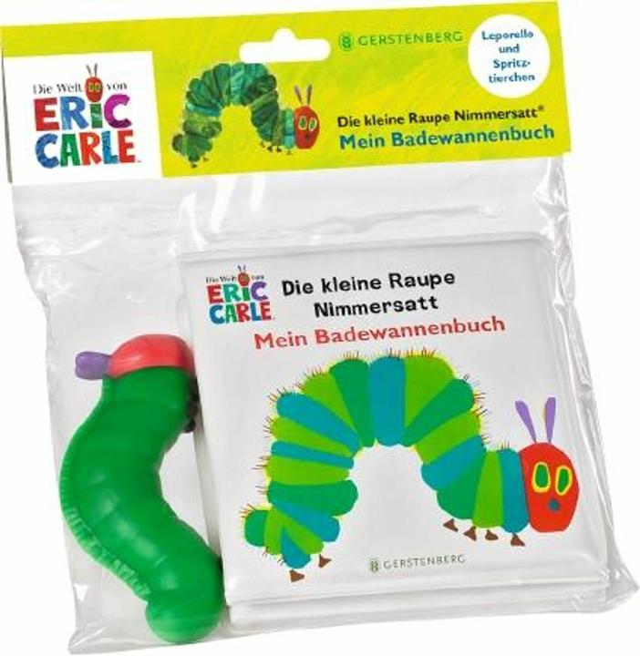 Actual product image The little caterpillar Nimmersatt - My bathtub book