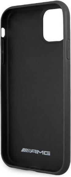 Produktbild Mercedes AMG AMHCN61DOLBK iPhone 11 6,1" czarny/black hardcase Leather Hot Stamped (Apple iPhone 11)