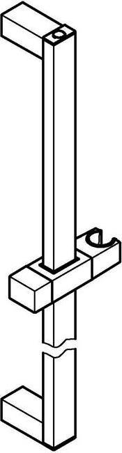 Produktbild Grohe Brausestange EUPHORIA CUBE 600mm chr