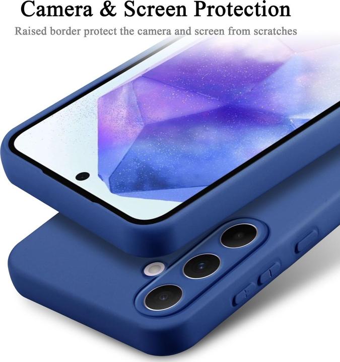 Actual product image Cadorabo Case for Samsung Galaxy A55 TPU in liquid protection silicone design (Samsung Galaxy A55)