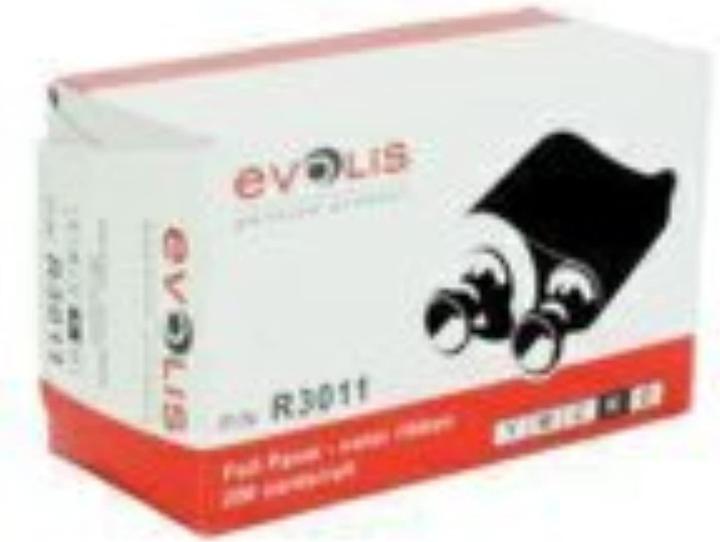 Actual product image Evolis YMCKO tape (Yellow, Green, Violet)