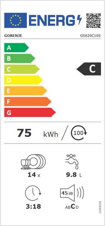 Energy Label Gorenje Gore GeschSp. GS620C10S C ed 737518