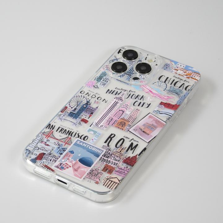 Produktbild PhoneLook Hülle Silikon Gummi Städte der Welt (Apple iPhone 15 Pro Max)