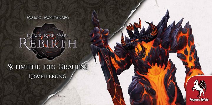 Produktbild Pegasus Black Rose Wars - Rebirth: Schmiede des Grauens, Brettspiel, für 2-4 Spieler, ab (Deutsch)