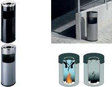 Produktbild Durable Papierkorb Safe mit Ascher (17 l)