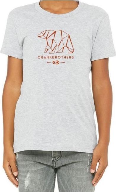 Produktbild Crankbrothers Geo Bear T-Shirt Youth, grey, XL (XL)