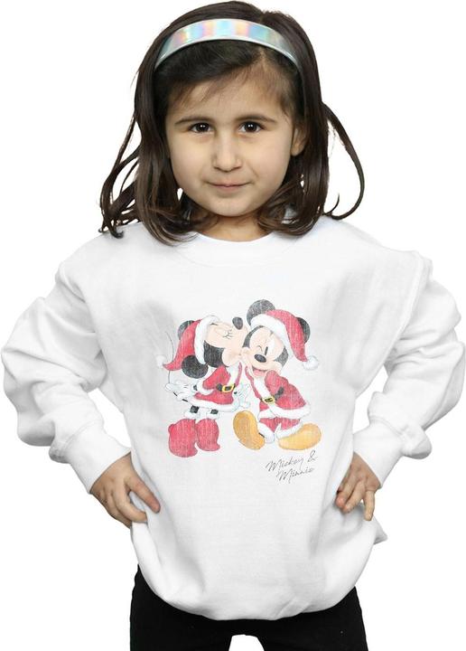 Image du produit Disney - Sweat MICKEY AND MINNIE CHRISTMAS KISS - Fille (152, 158)