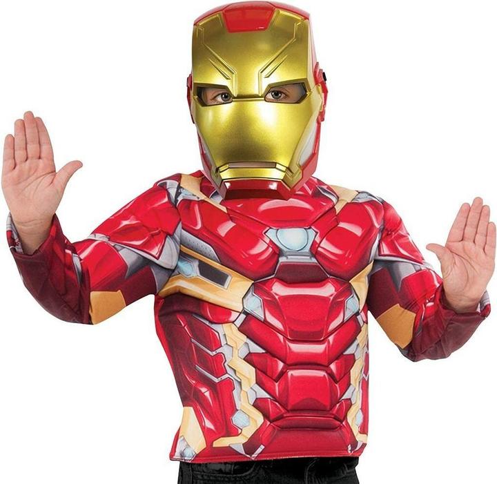 Produktbild Rubies Iron Man Muskelshirt Kostümset (One Size)