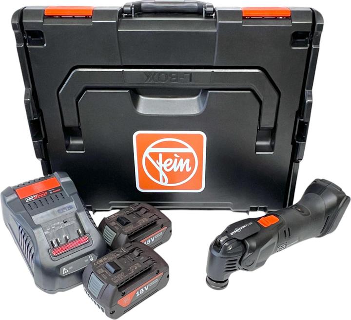 Produktbild Fein Multimaster AMM 500 Plus AS Akku Multifunktionswerkzeug 18 V Starlock Plus Black Edition + 2x