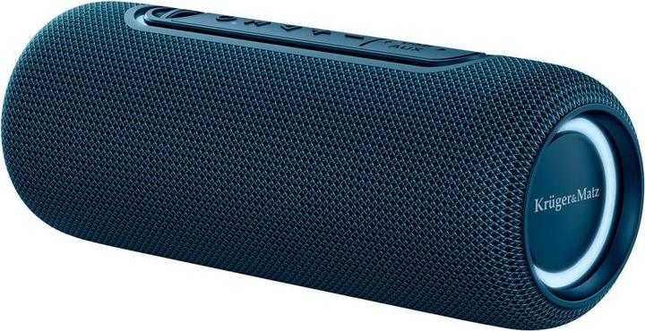 Actual product image Krüger&Matz Kruger&Matz Street wireless speaker, blue (Rechargeable battery operated)