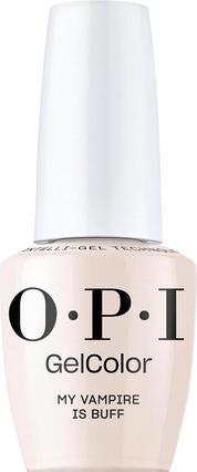 OPI GelColor Gel Nagellack Opaque Light Neutral Creme UV Cure (My Vampire is Buff)