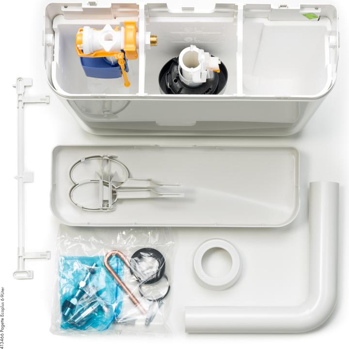 Productafbeelding Pagette Opbouwreservoir Ecoplus wit, 6-9 l, 2-spoeltechniek