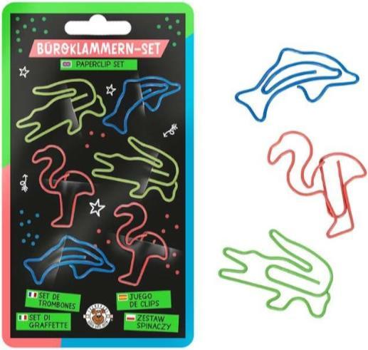 Produktbild Trendhaus AFDS NE Büroklammern 6er-Set Tierische Helfer für deinen Schreibtisch! (6 x)