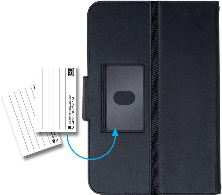Productafbeelding B2Bworkplace toetsenbordhoes VERDE, voor SAMSUNG Galaxy Tab Active 4 Pro, Zwart, Duits (NL, Galaxy Tab Active 4 Pro)