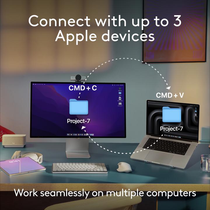 Produktbild Logitech MX Keys S for Mac (CH, Kabellos)