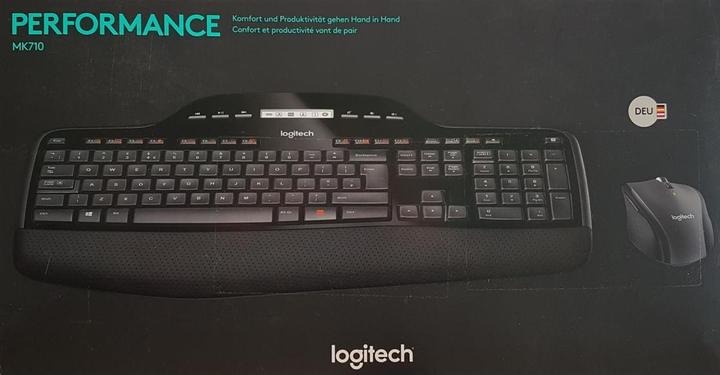Immagine prodotto Logitech Tastiera+mouse wireless MK710 nero nei punti vendita (DE, Senza fili)