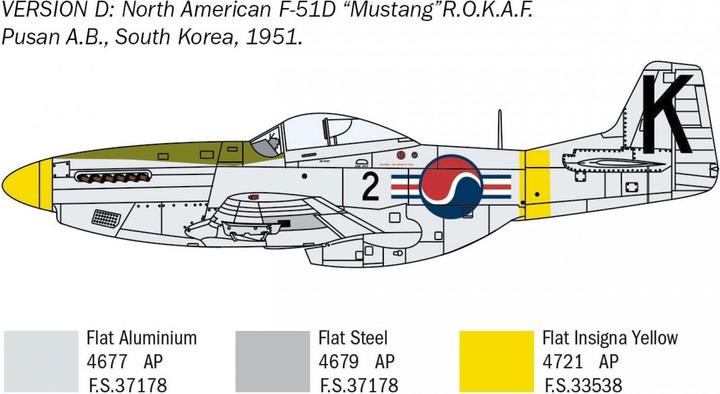 Produktbild Italeri 1:72 F-51D Korean War