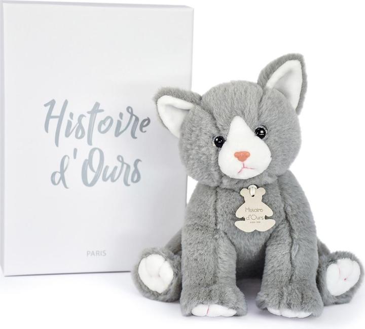 Produktbild Doudou et Compagnie Babykatze, grau 18cm (21 cm)