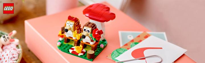 Produktbild LEGO Igel und ihr Picknick-Date (40711, LEGO Saisonale Sets)