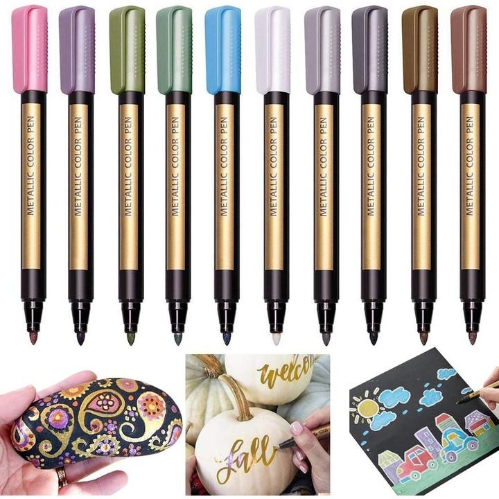 Actual product image Cbx Metallic Stifte, Textmarker 10 Stück (10 x)