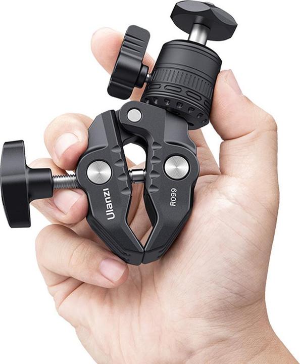 Actual product image Ulanzi R099 Clamp with ball joint (Spherical head)