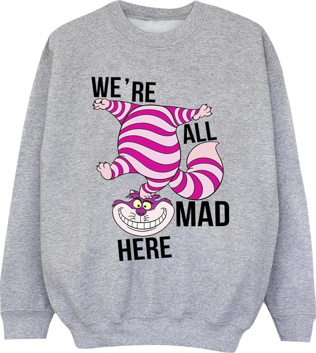 Image du produit Disney Sweat-shirt garçon Alice In Wonderland All Mad Here (152, 158)