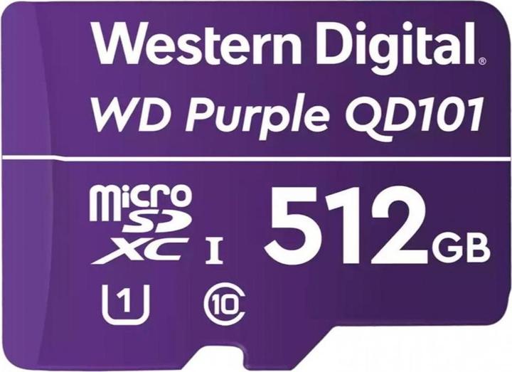 WD Purple QD101 (512 GB, microSDXC, U1, UHS-I)