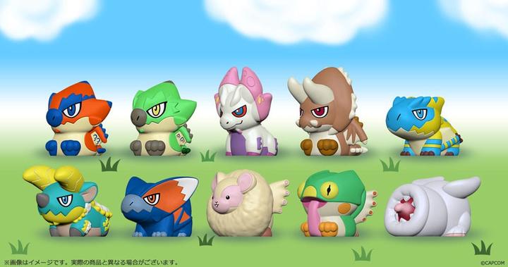 Produktbild Capcom Monster Hunter Figure Builder Sammelfiguren 3 - 5 cm Finger Puppet Monster Hunter Vol. 1 (10)