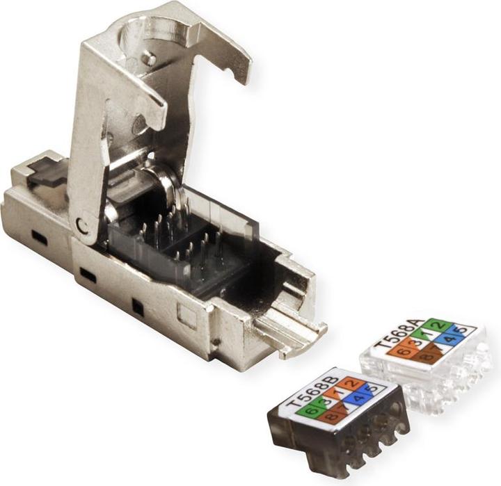 Produktbild Value feldkonfekt. RJ45-St. Kat.6A STP (Netzwerkkabel Stecker)