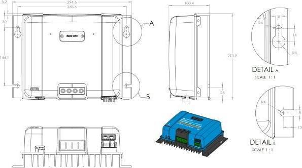 Produktbild Victron Energy LADEREGLER SMART 100V/30A BLUETOOTH