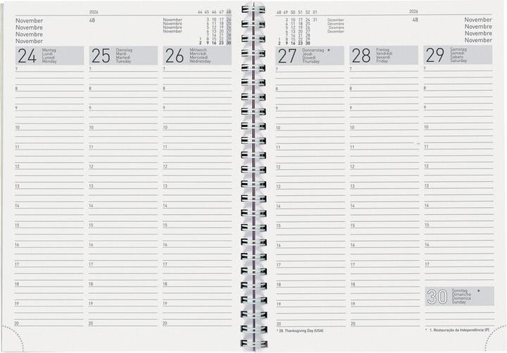 Actual product image Biella Business Agenda Terminia Wire-O (14.5 x 20.5 cm, German)
