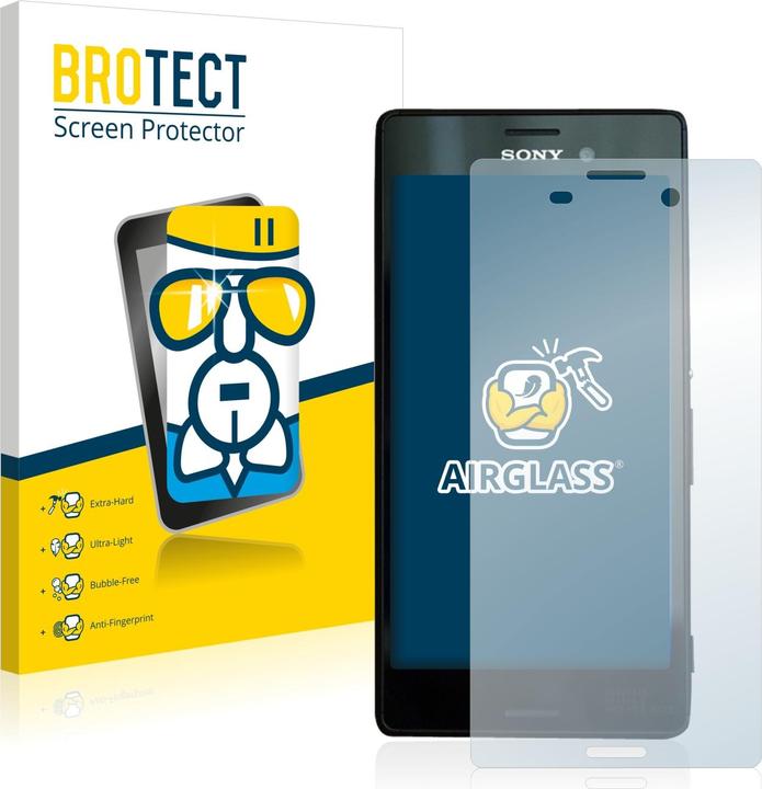 Actual product image BROTECT AirGlass bulletproof glass film (1 Piece, Sony Xperia M4 Aqua)