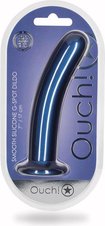 Produktbild Ouch! Smooth Silicone G-Spot Dildo - 7" / 17 cm