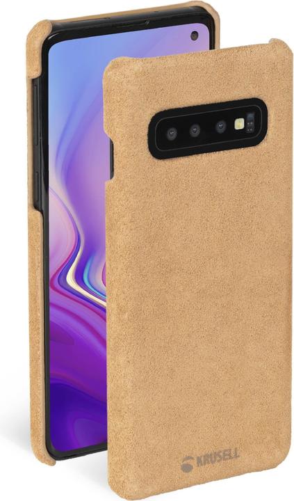 Actual product image Krusell Broby Cover Samsung Galaxy S10 cognac (Samsung Galaxy S10+)